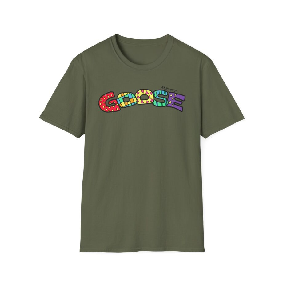 Goose x Staycool   Rainbow Unisex Softstyle T-Shirt