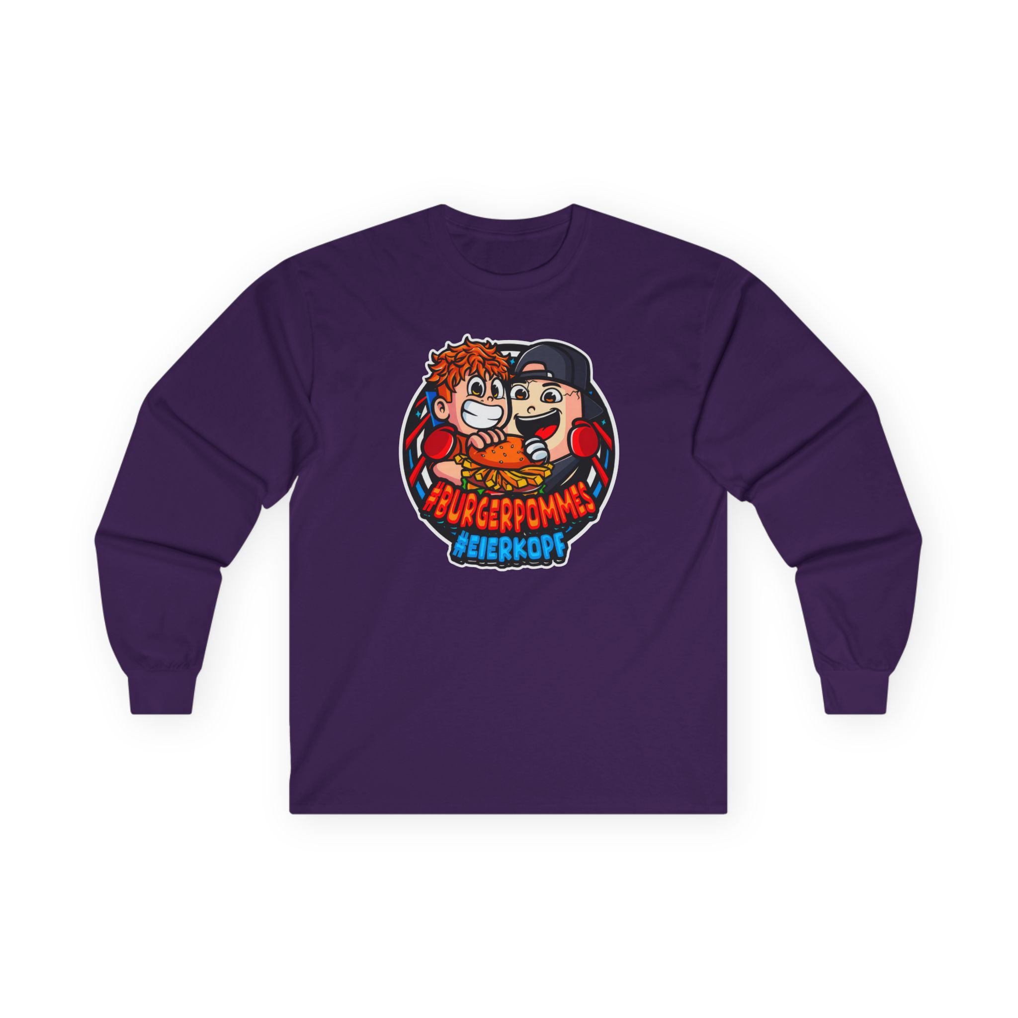 Burger Pommes eierkopf Unisex Ultra Cotton Long Sleeve Tee