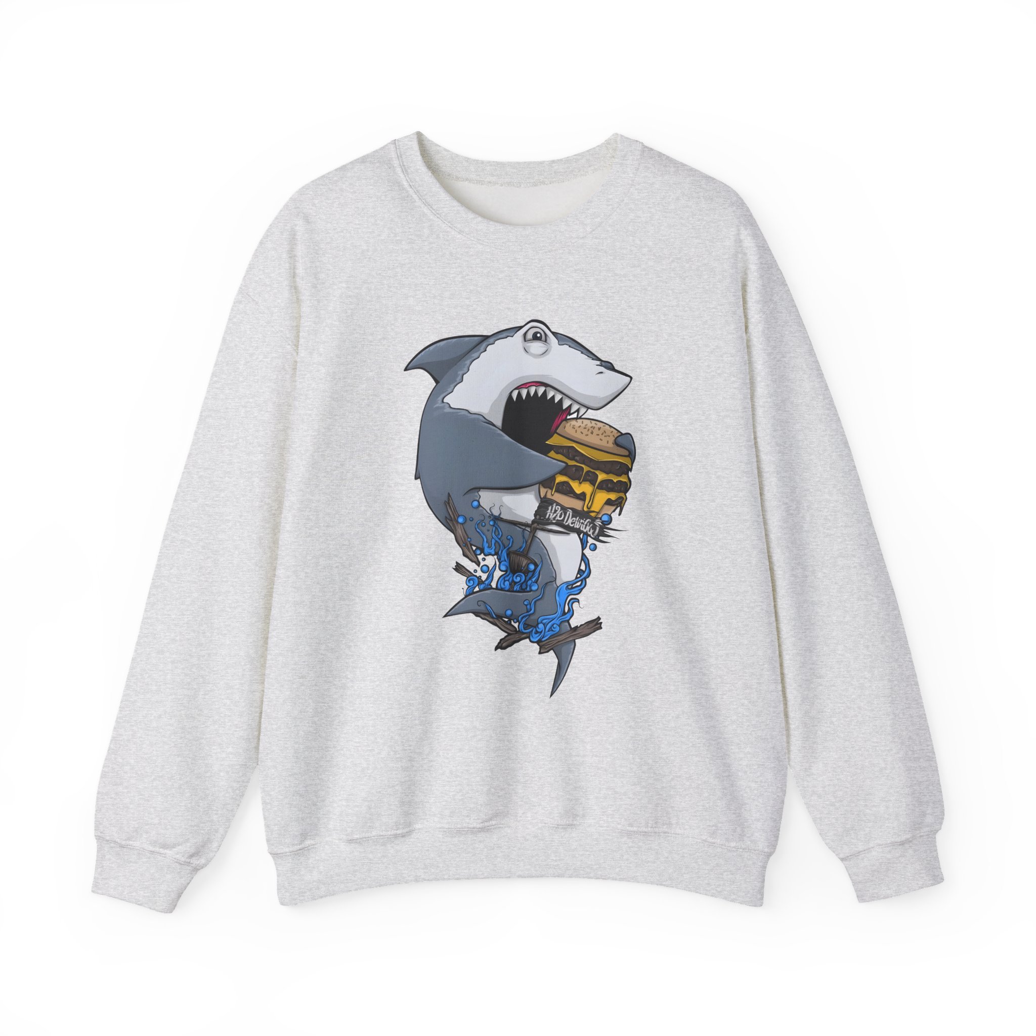 H2odelirious Hungry Shark Unisex Heavy Blendâ„¢ Crewneck Sweatshirt