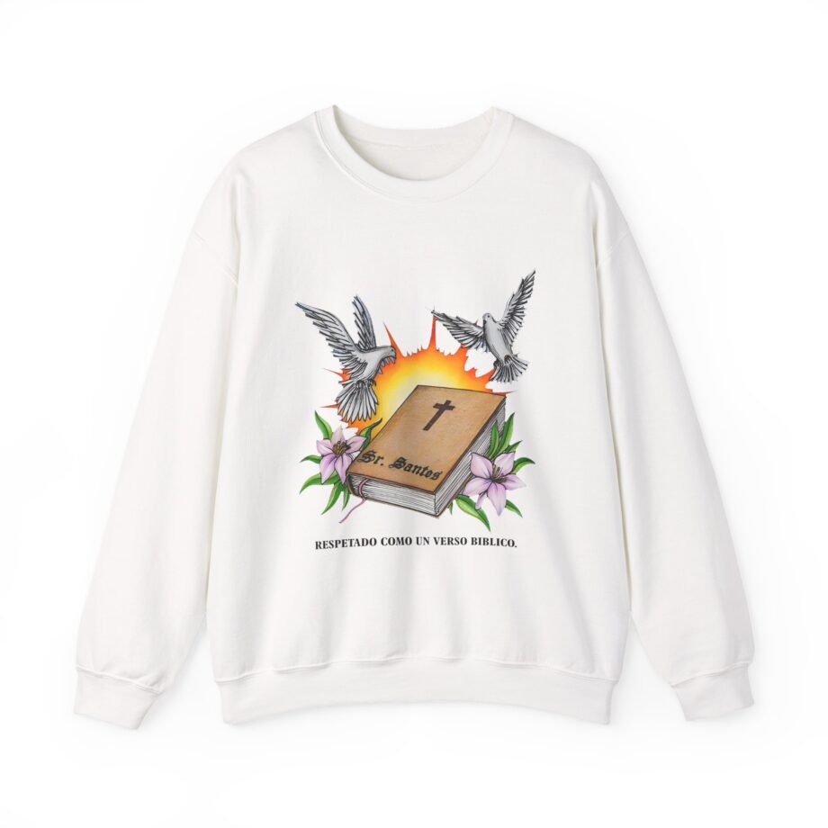Arcangel Respira Como Un Verso Biblico Unisex Heavy Blend™ Crewneck Sweatshirt