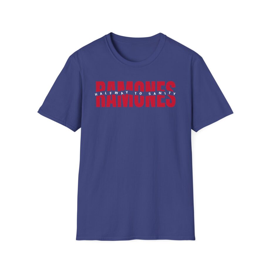 Ramones Halfway To Sanity Unisex Softstyle T-Shirt