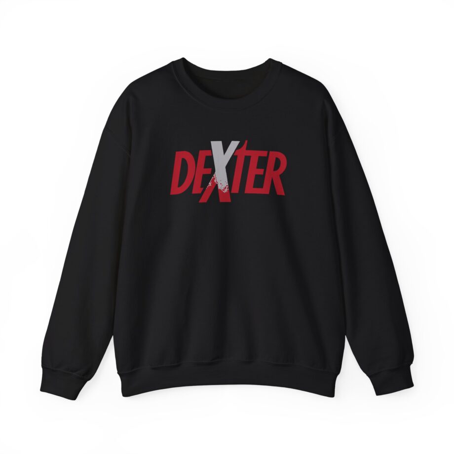 Dexter Spatter Logo Unisex Heavy Blend™ Crewneck Sweatshirt