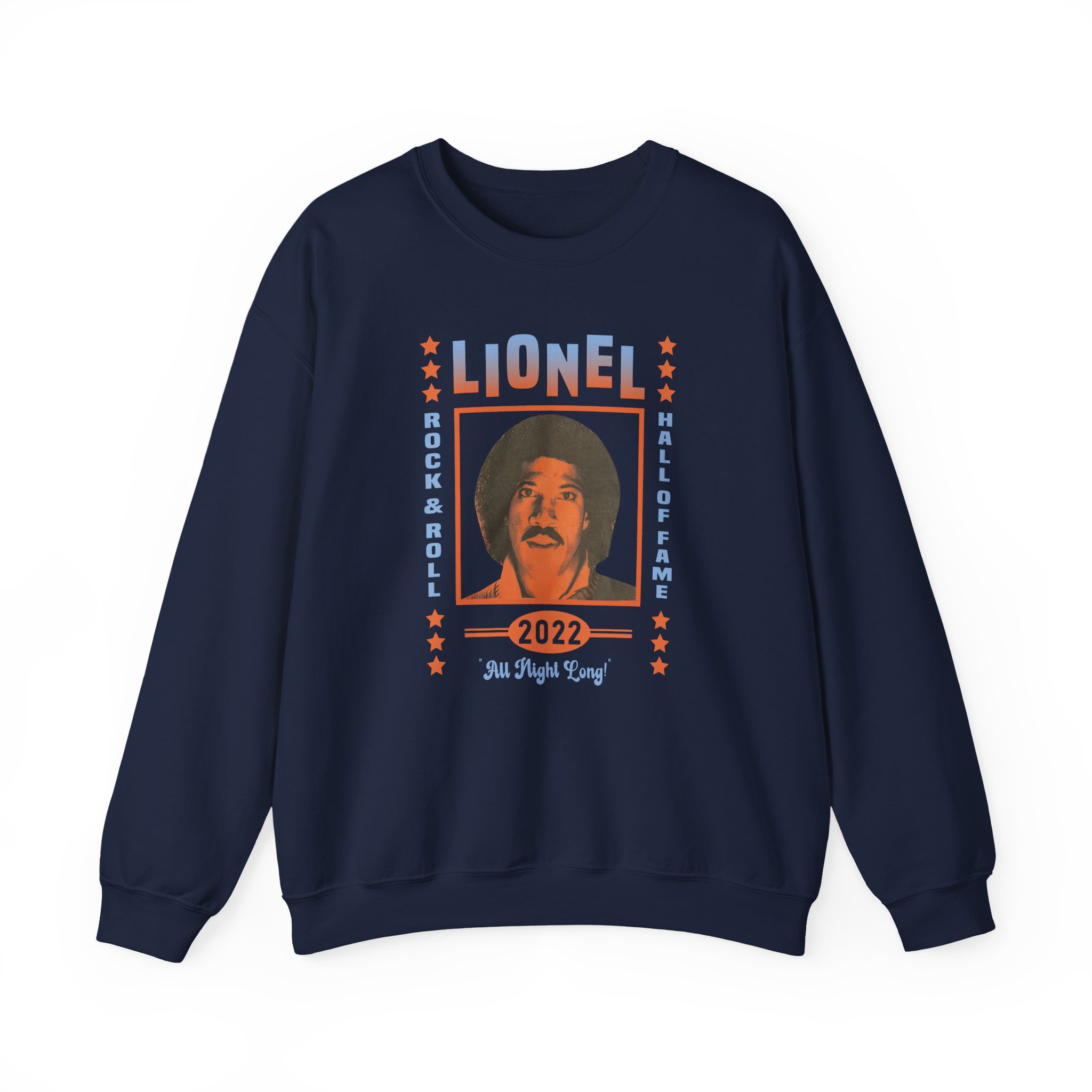 Lionel Richie Rock and Roll Hall of Fame All Night Unisex Heavy Blendâ„¢ Crewneck Sweatshirt