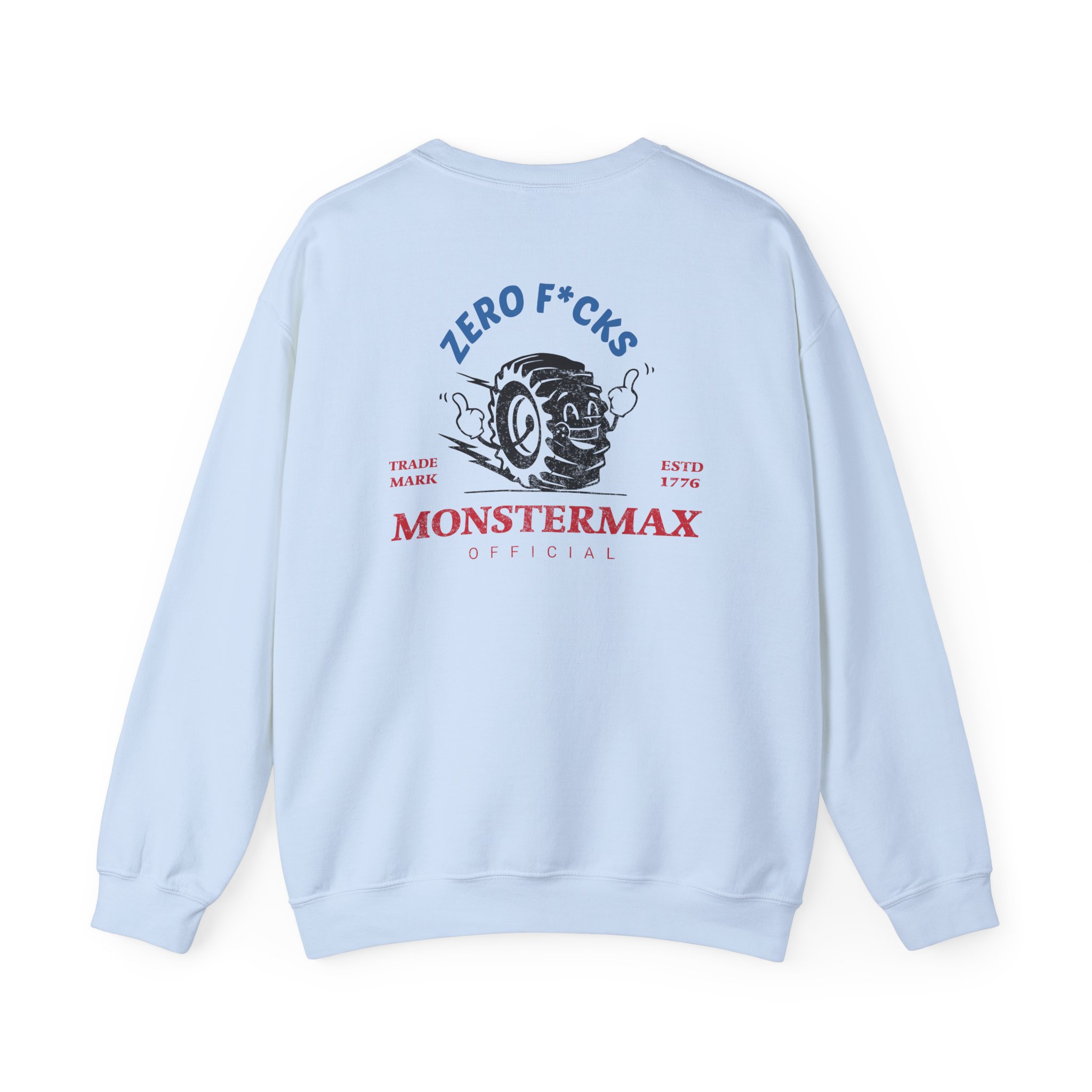 Monstermax Zero Fucks Unisex Heavy Blendâ„¢ Crewneck Sweatshirt
