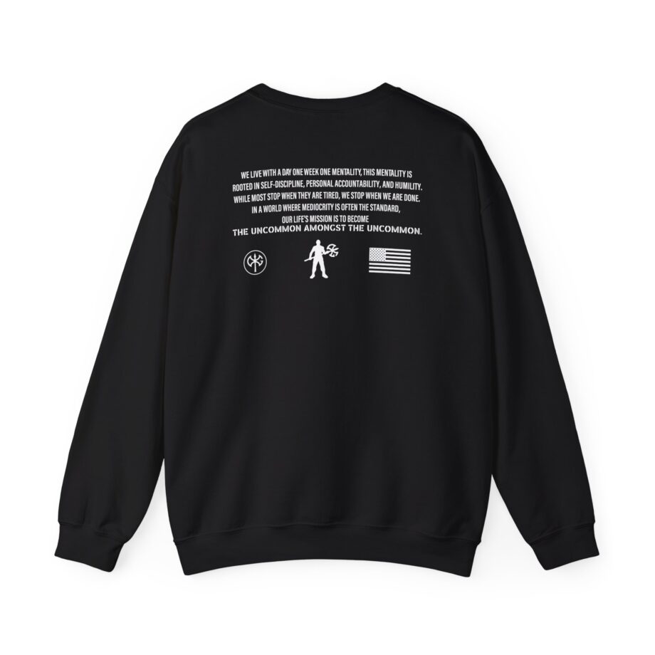 David Goggins Ethos Slogan Unisex Heavy Blend™ Crewneck Sweatshirt