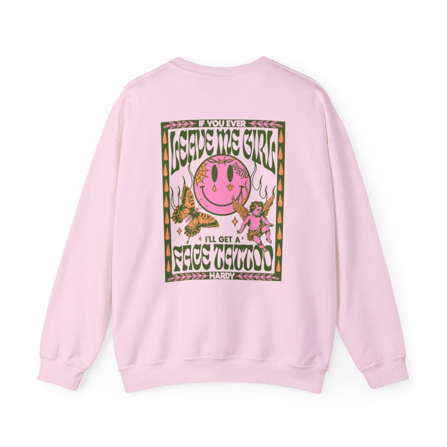 Hardy if You Ever Leave Me Unisex Heavy Blend™ Crewneck Sweatshirt