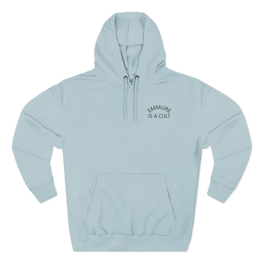 Emmure Cult Teal Bleach Three-Panel Fleece Hoodie