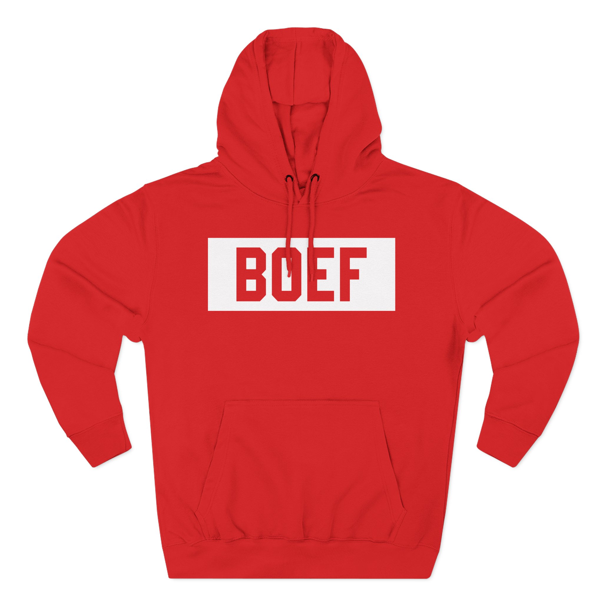 Boef Three-Panel Fleece Hoodie