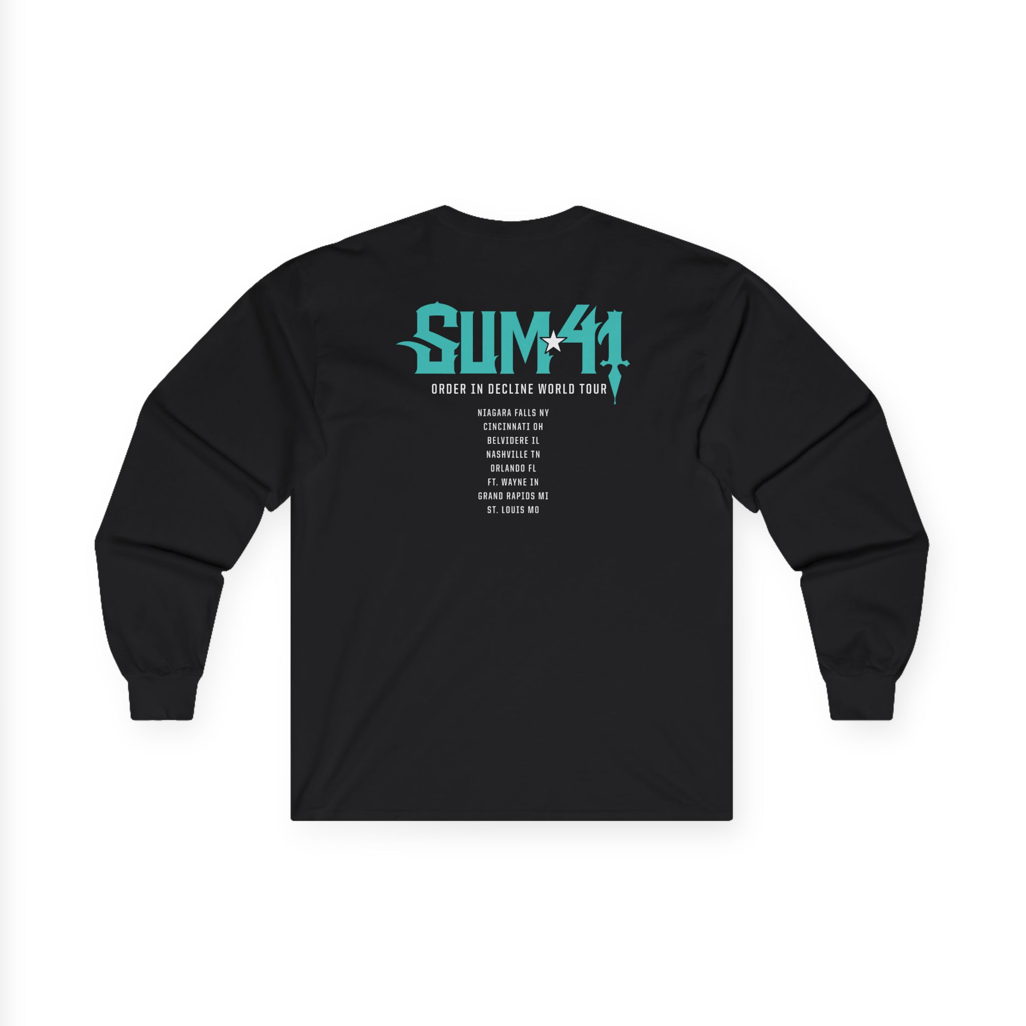 Sum 41 Order in Decline Tour Unisex Ultra Cotton Long Sleeve Tee