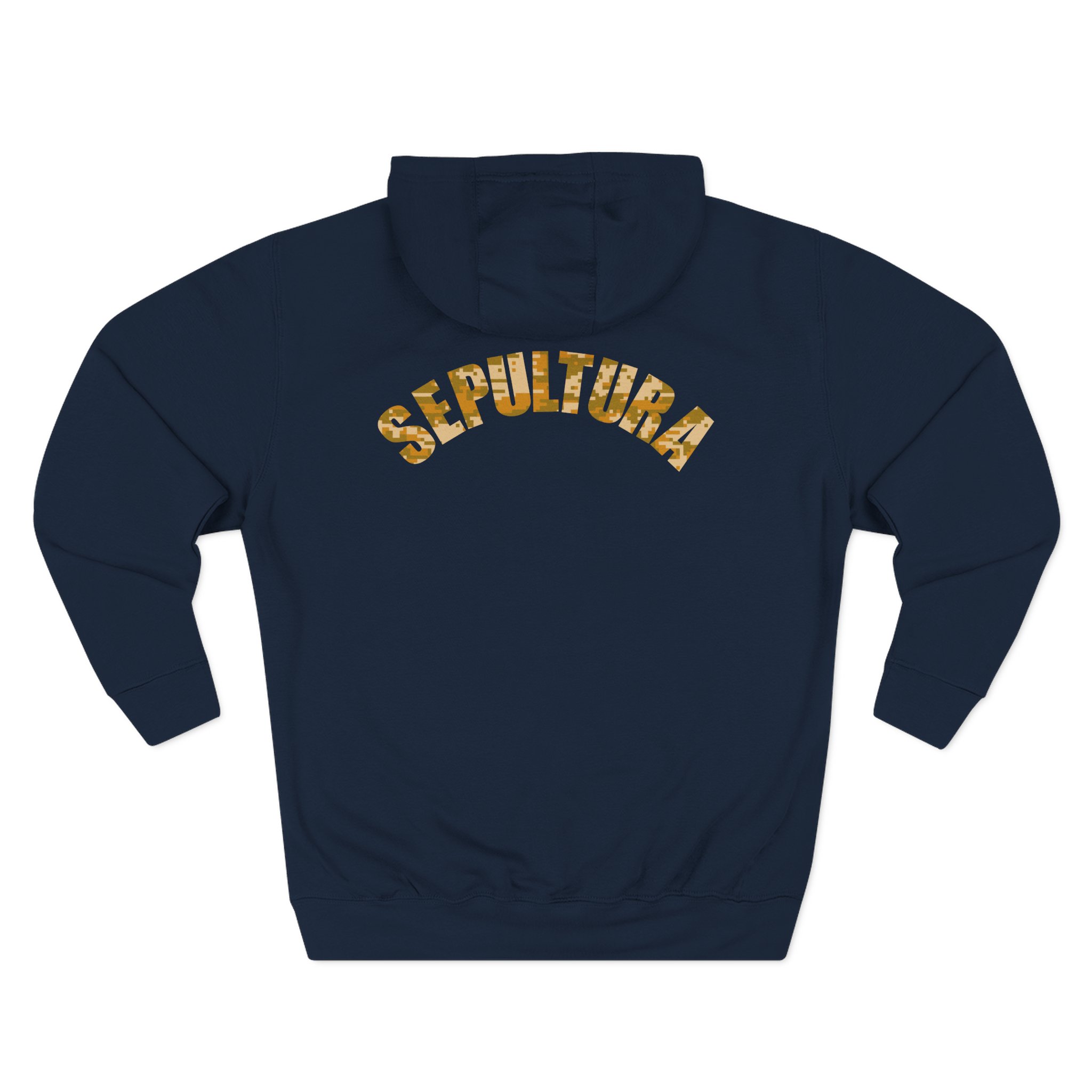 Sepultura Desert Camo S Logo Three-Panel Fleece Hoodie