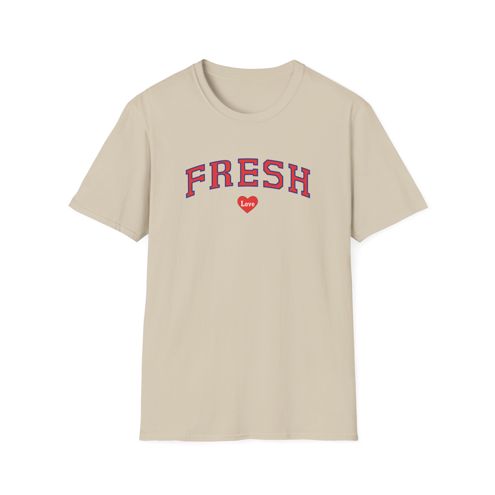 Fresh Love Heart Unisex Softstyle T-Shirt