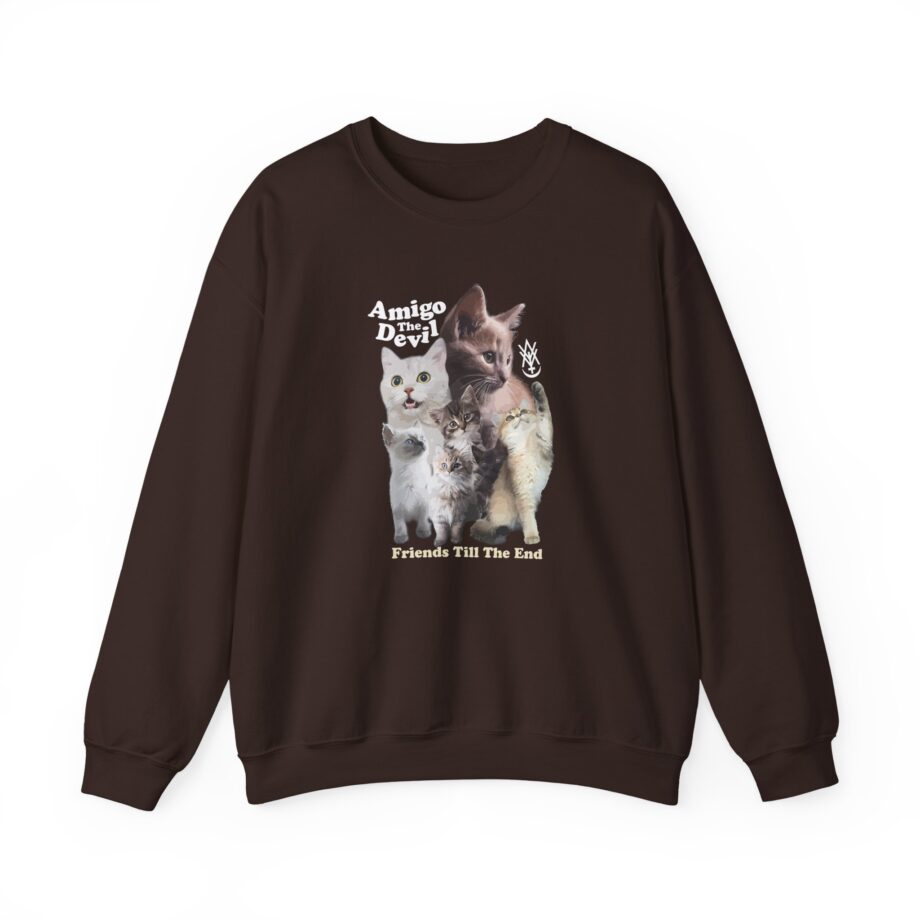 Amigo the Devil  Too Many Puppies Unisex Heavy Blend™ Crewneck Sweatshirt
