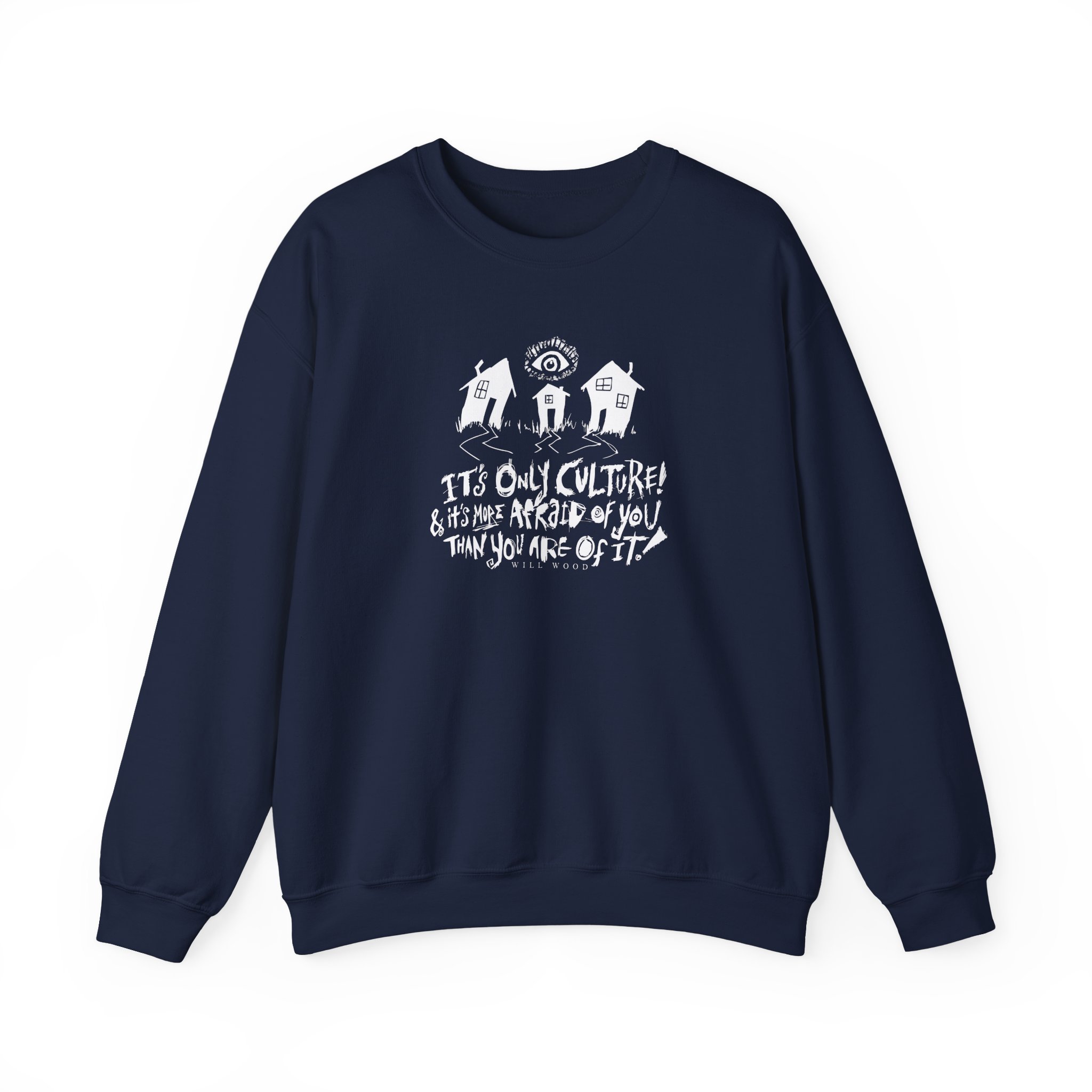 Will Wood Suburbia Unisex Heavy Blendâ„¢ Crewneck Sweatshirt