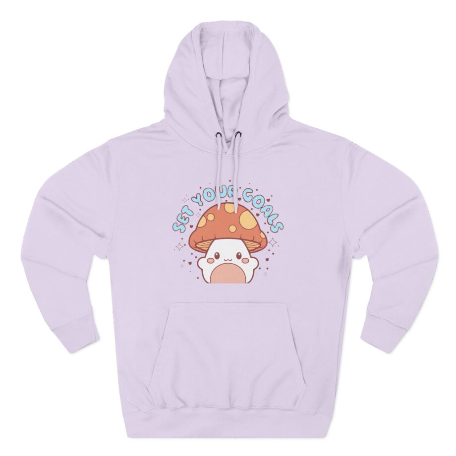 Set Your Goals Shroom Three-Panel Fleece Hoodie