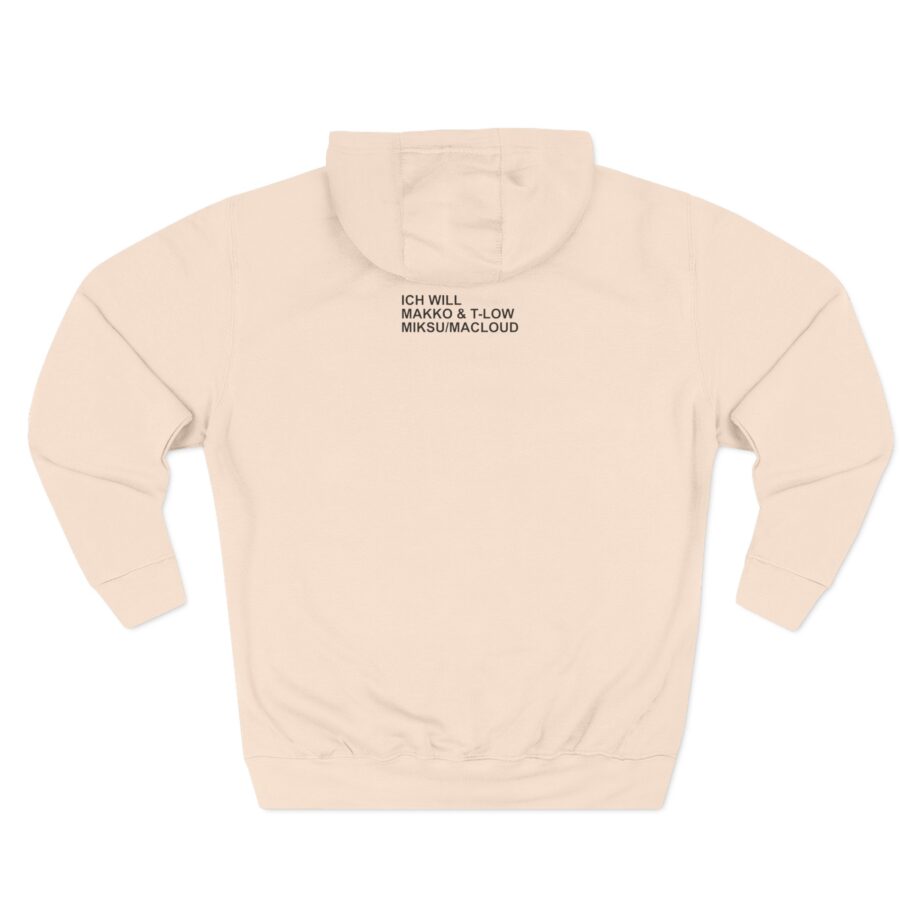 Makko Three-Panel Fleece Hoodie