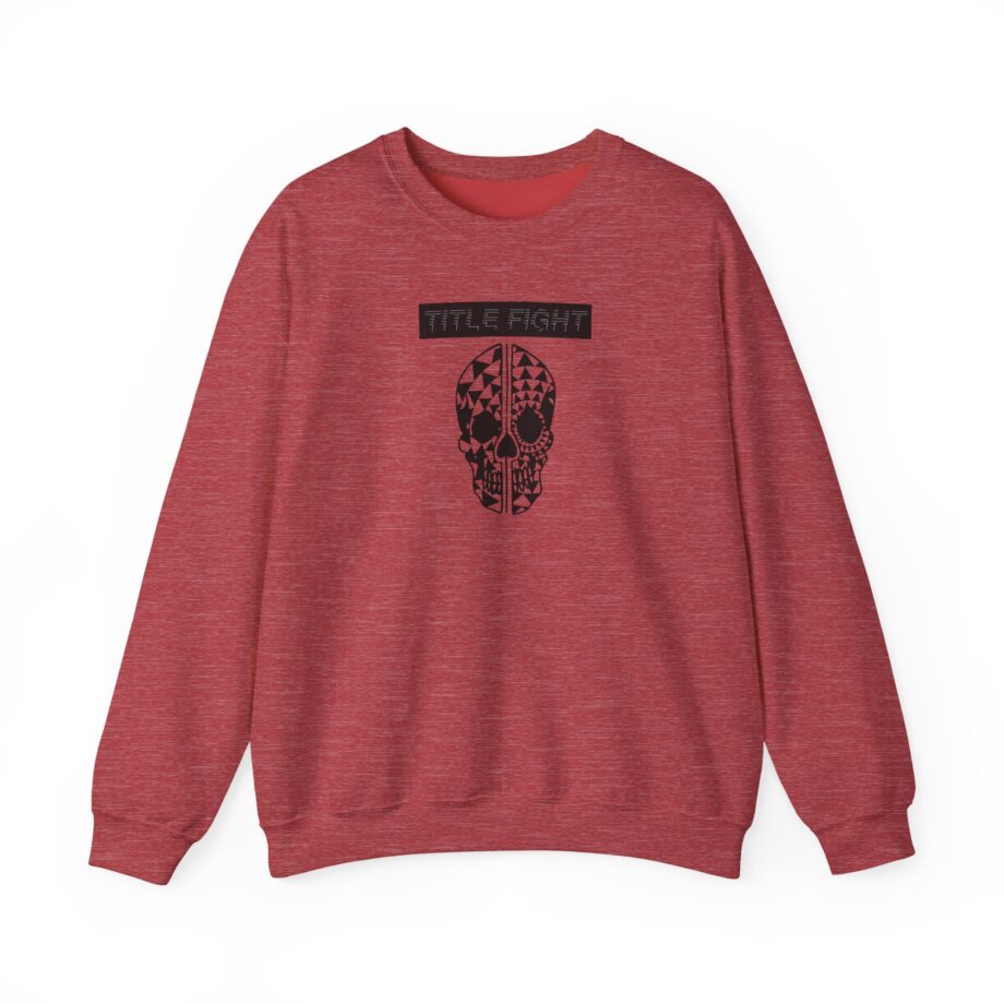 Title Fight Split Skull Unisex Heavy Blend™ Crewneck Sweatshirt