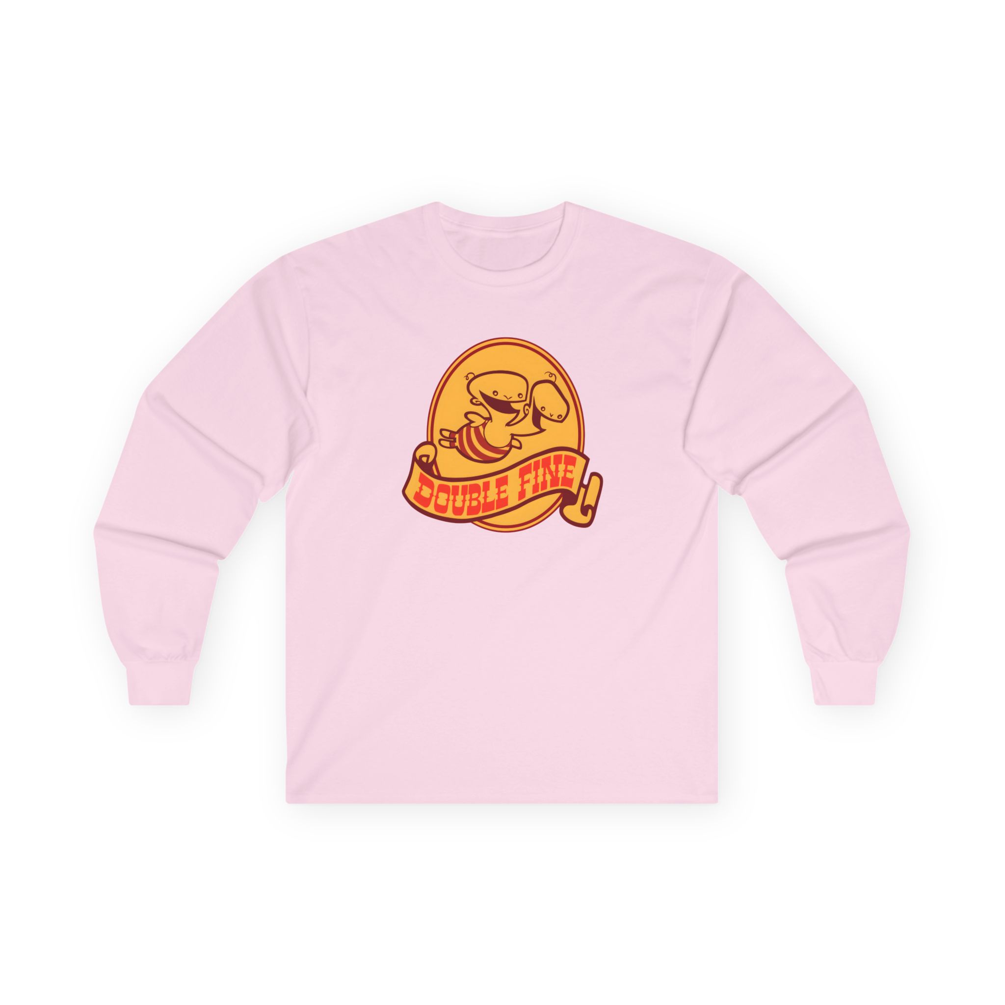 Double Fine Golden Two-headed Baby Unisex Ultra Cotton Long Sleeve Tee