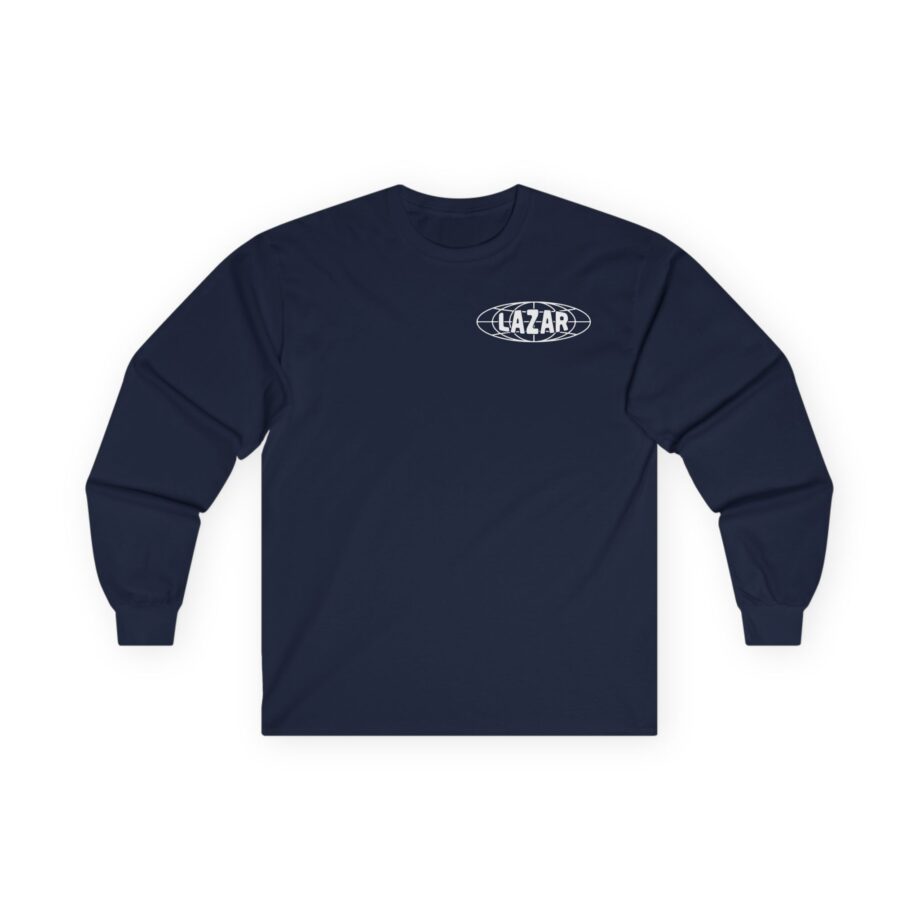 Lazarbeam Globe Indigo Unisex Ultra Cotton Long Sleeve Tee