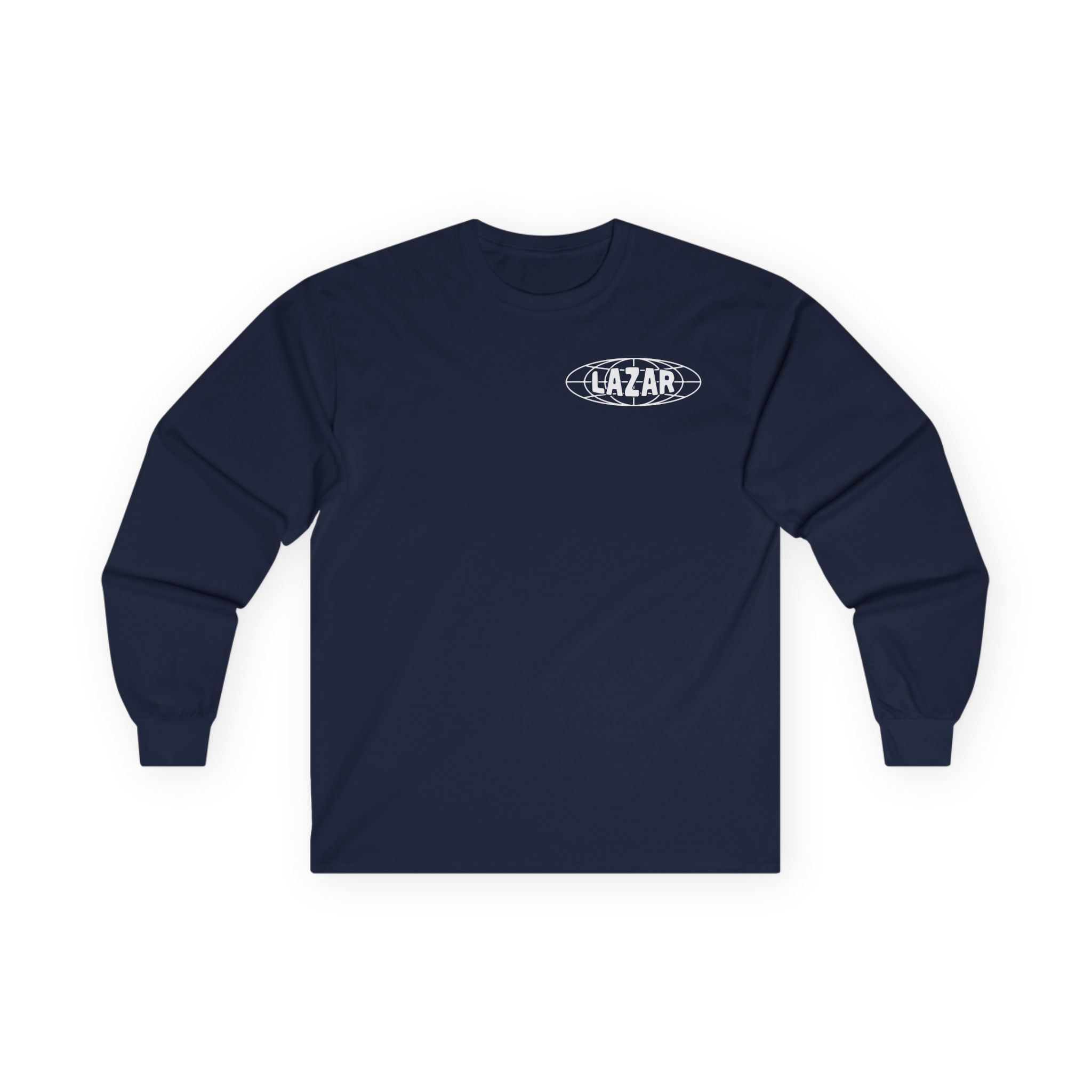 Lazarbeam Globe Indigo Unisex Ultra Cotton Long Sleeve Tee