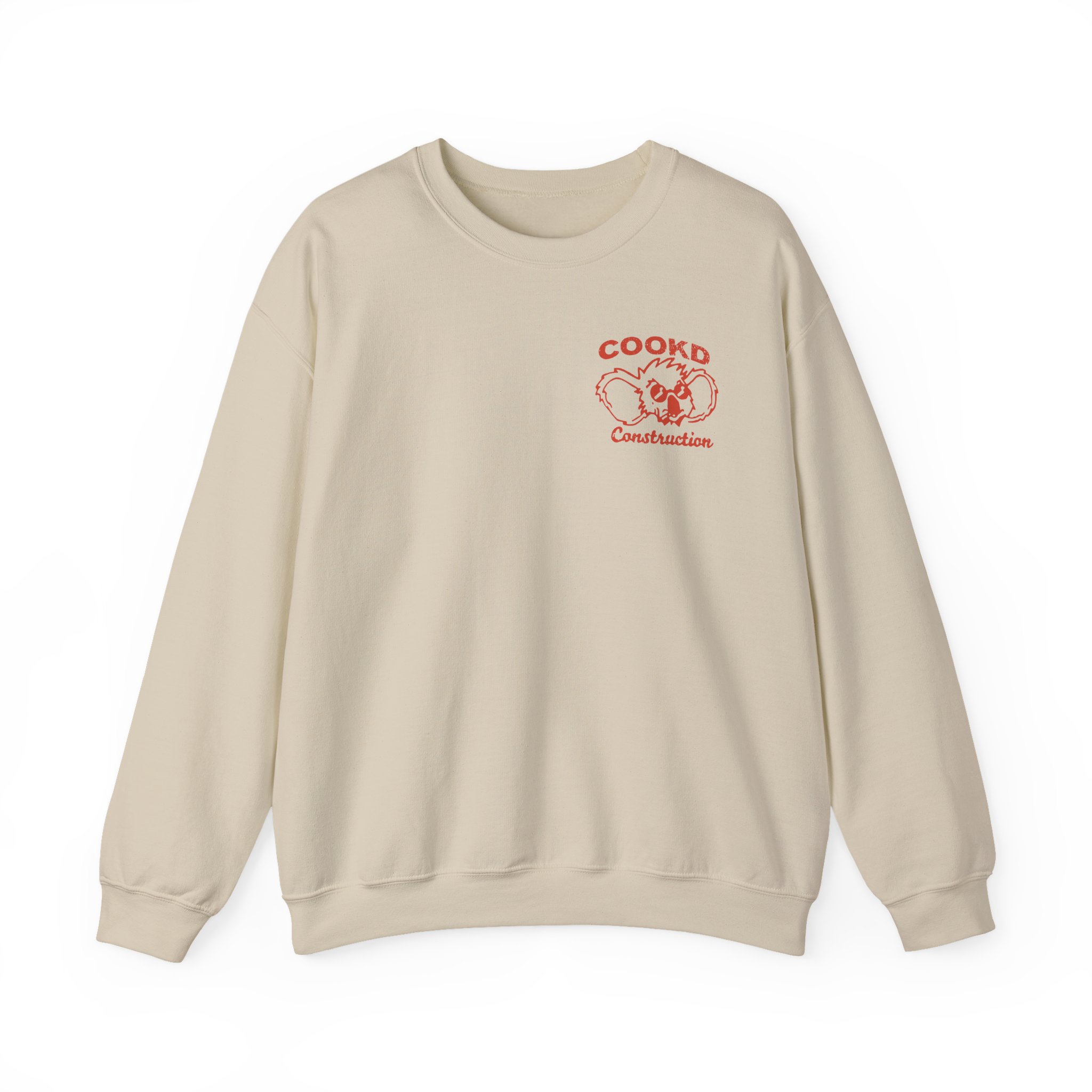 Cookd Construction Koala Unisex Heavy Blendâ„¢ Crewneck Sweatshirt