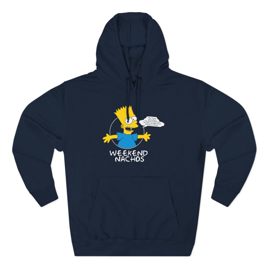 Weekend Nachos Three-Panel Fleece Hoodie