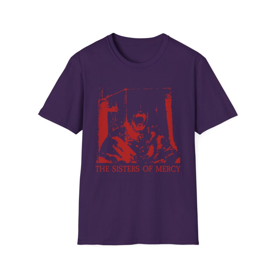 The Sisters Of Mercy Red Scream Unisex Softstyle T-Shirt