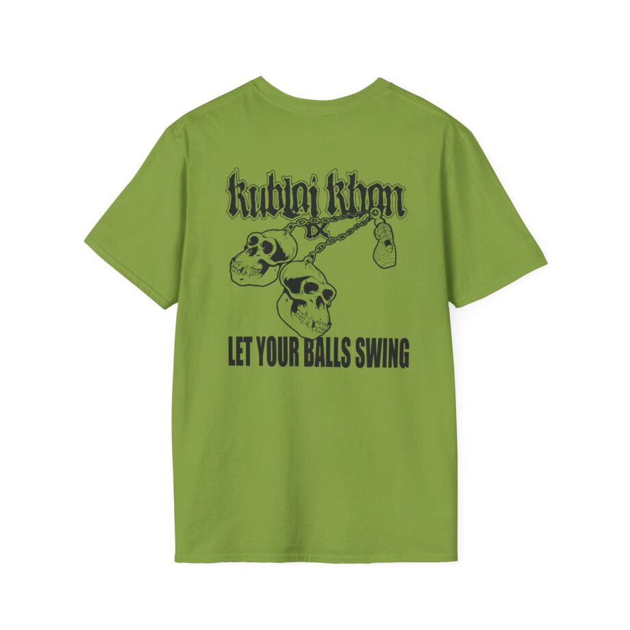 Kublai Khan - Let the Balls Swing Natural Unisex Softstyle T-Shirt