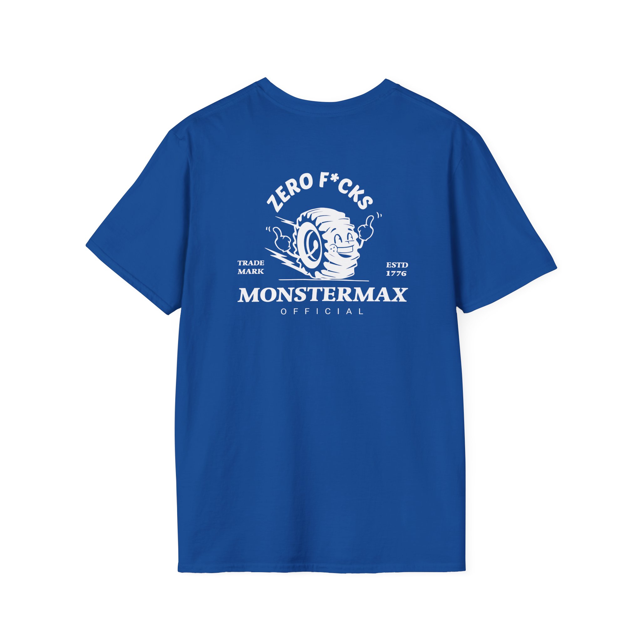 Monstermax Zero Fucks Unisex Softstyle T-Shirt