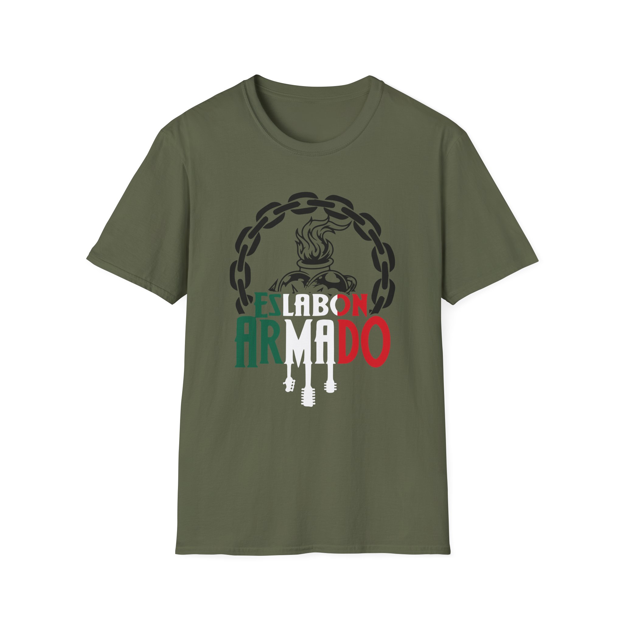 Eslabon Armado asà Lo Quiso Dios Unisex Softstyle T-Shirt