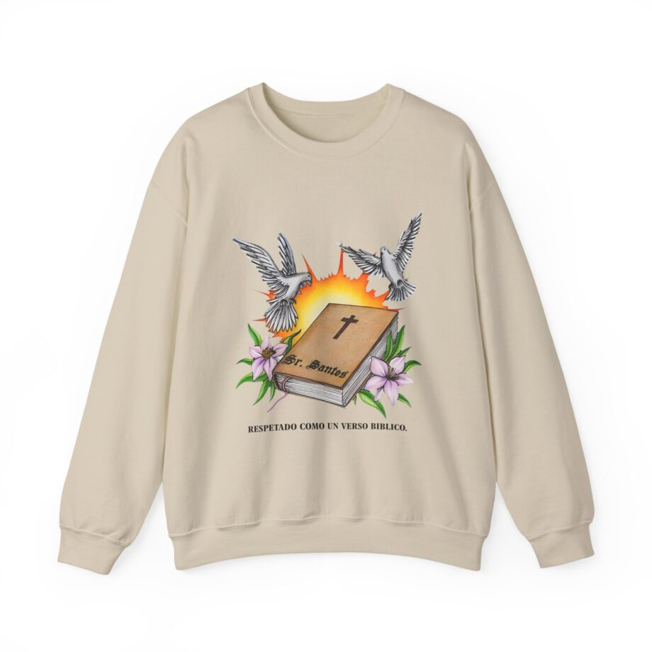 Arcangel Respira Como Un Verso Biblico Unisex Heavy Blend™ Crewneck Sweatshirt