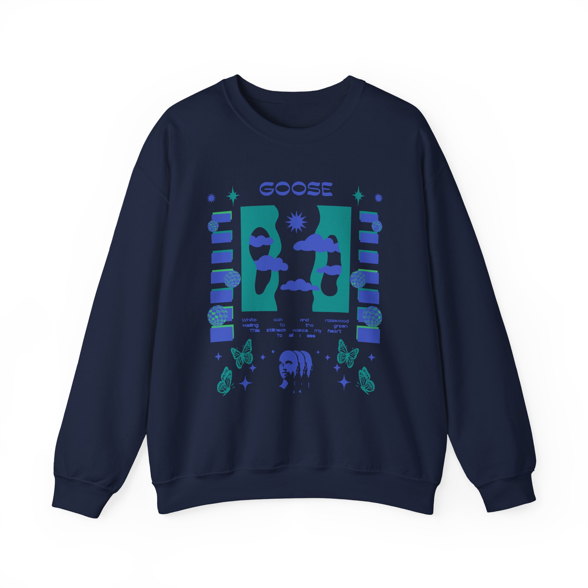 Goose Rosewood Unisex Heavy Blendâ„¢ Crewneck Sweatshirt