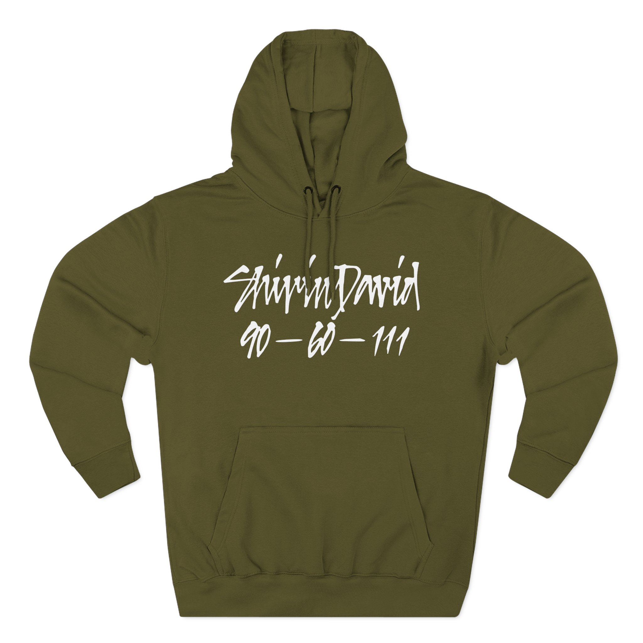 Shirin David 90-60-111 Text -  Three-Panel Fleece Hoodie