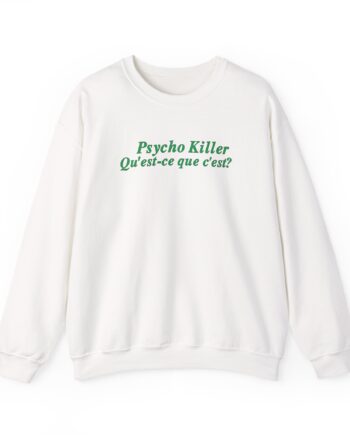 Miley Cyrus Talking Heads X Miley Psycho Killer Unisex Heavy Blend™ Crewneck Sweatshirt