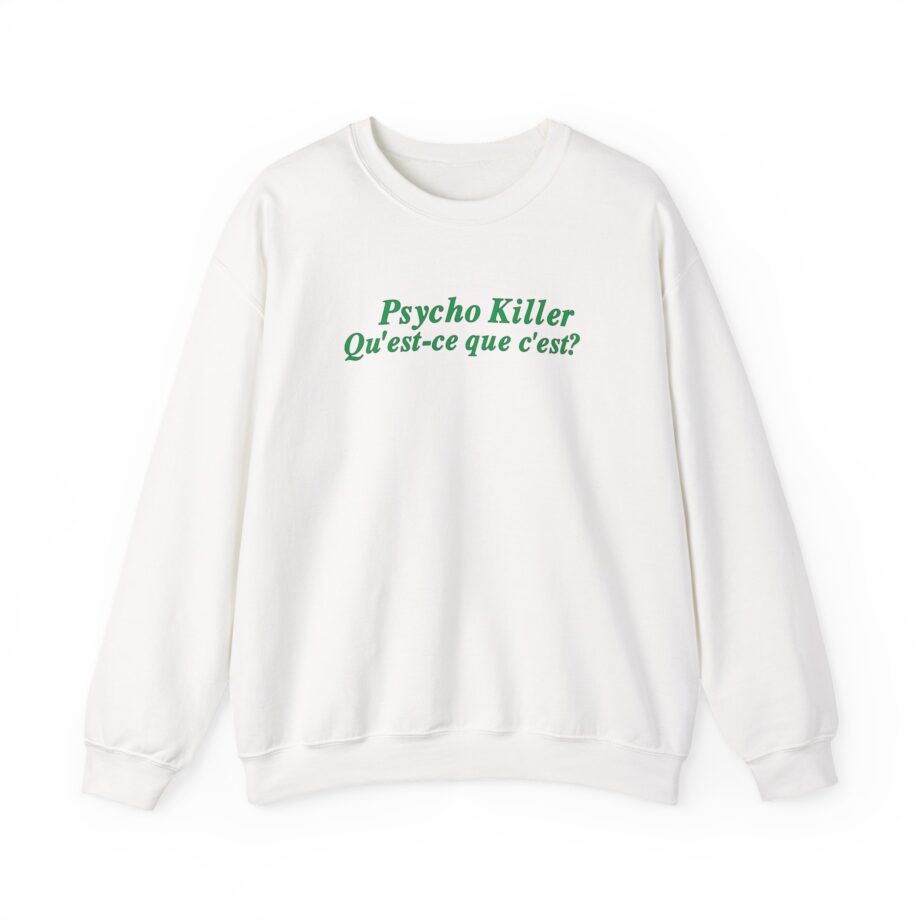 Miley Cyrus Talking Heads X Miley Psycho Killer Unisex Heavy Blend™ Crewneck Sweatshirt