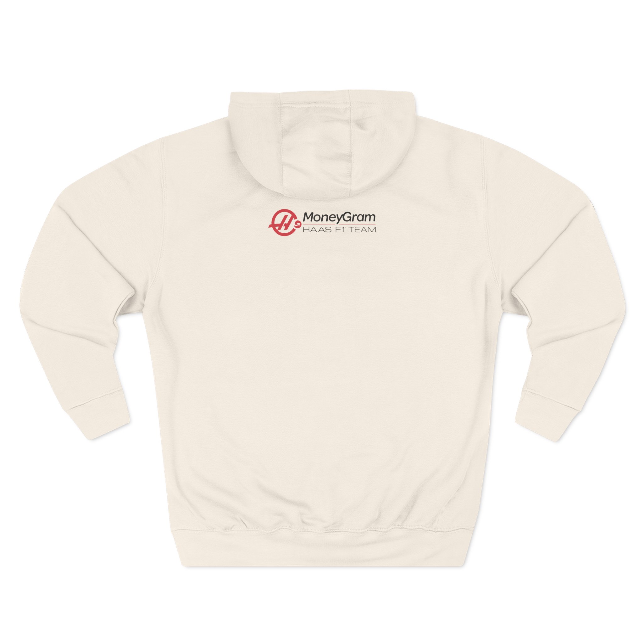 Haas F1 3d Roundel Three-Panel Fleece Hoodie