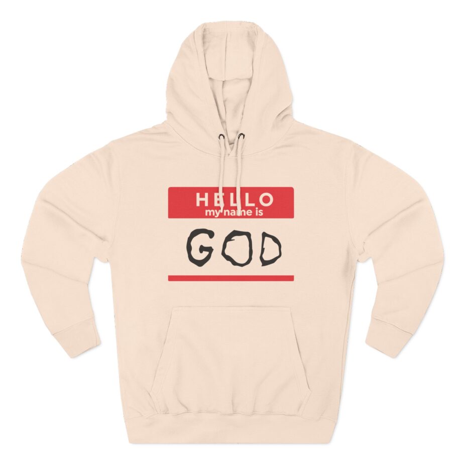 Aphex Twin Hello My Name is God Three-Panel Fleece Hoodie