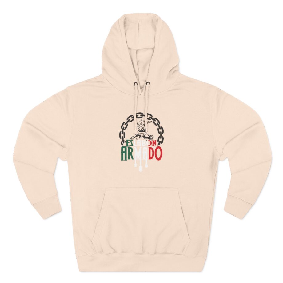 Eslabon Armado así Lo Quiso Dios Three-Panel Fleece Hoodie