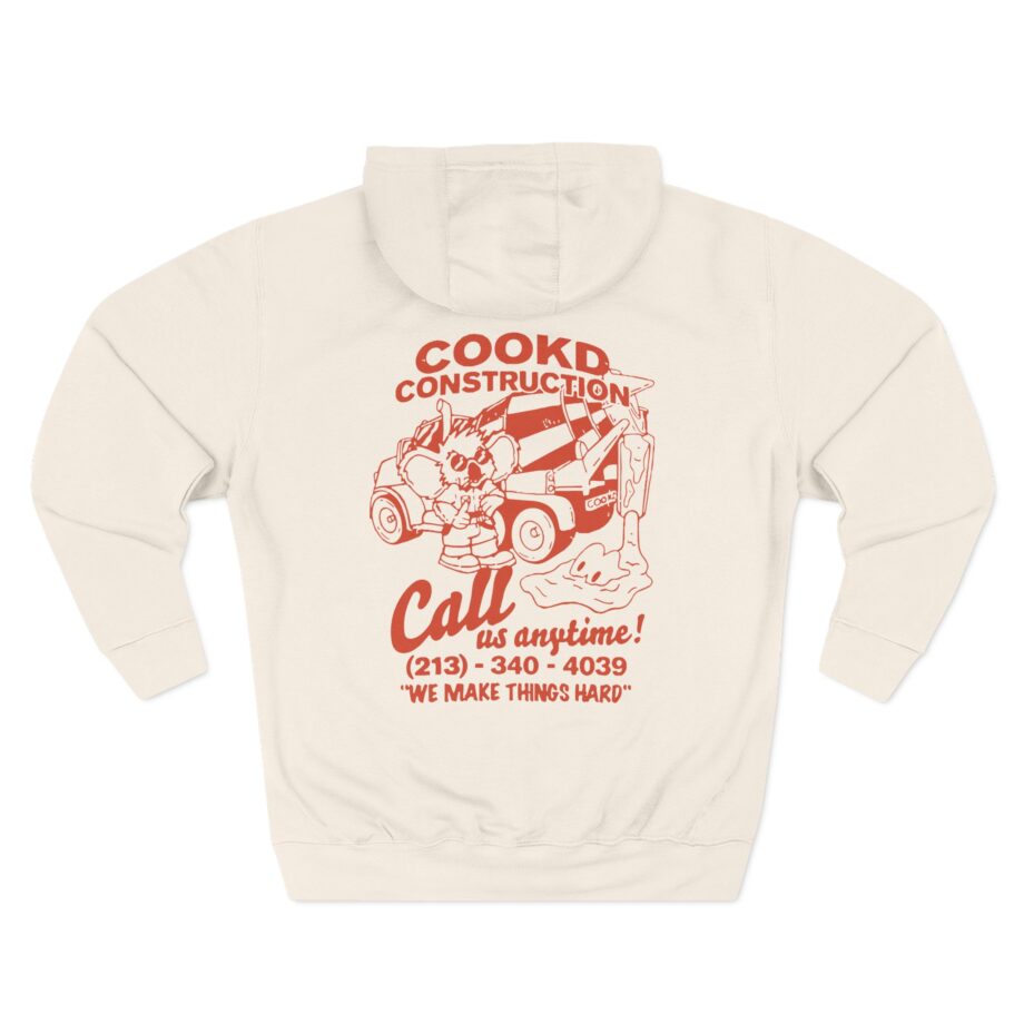 Cookd Construction Koala Three-Panel Fleece Hoodie