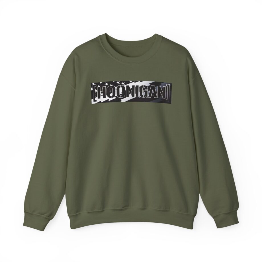 Ken Block Hoonigan Stars & Stripes Censor Bar Unisex Heavy Blend™ Crewneck Sweatshirt
