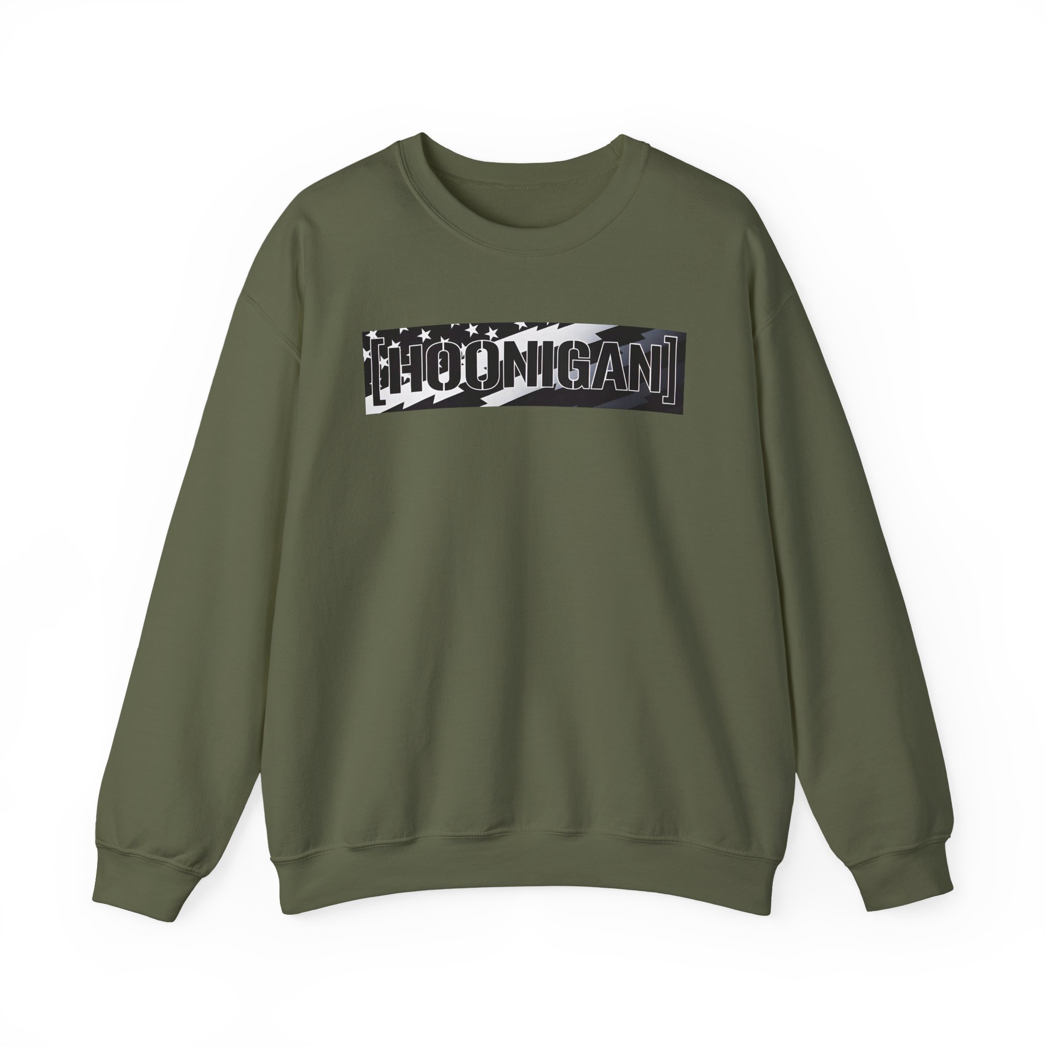 Ken Block Hoonigan Stars & Stripes Censor Bar Unisex Heavy Blendâ„¢ Crewneck Sweatshirt