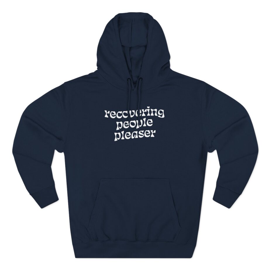 Charlotte Dobre Recovering People Pleaser Three-Panel Fleece Hoodie
