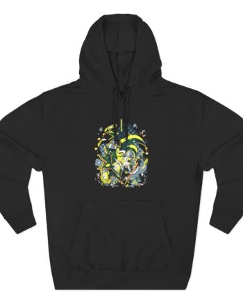 Vivziepop Mammon Three-Panel Fleece Hoodie