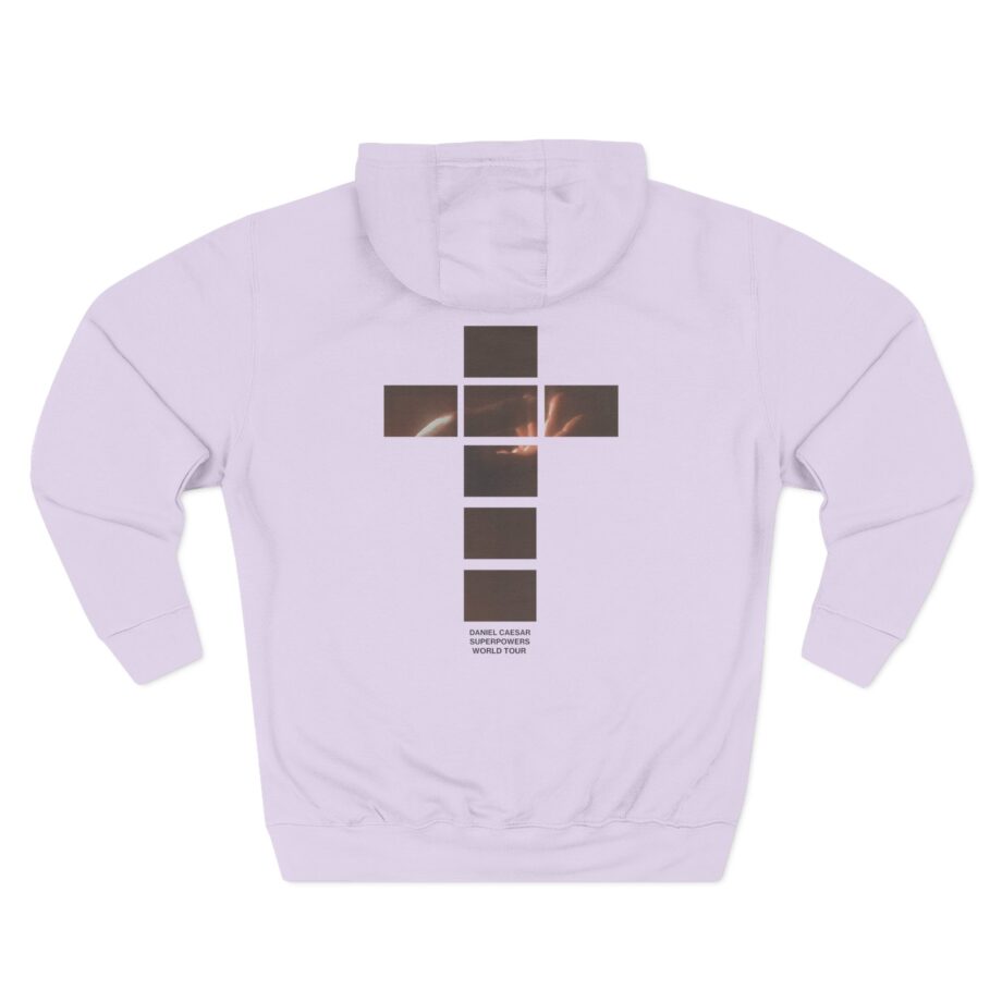 Daniel Caesar Superpowers World Tour Three-Panel Fleece Hoodie