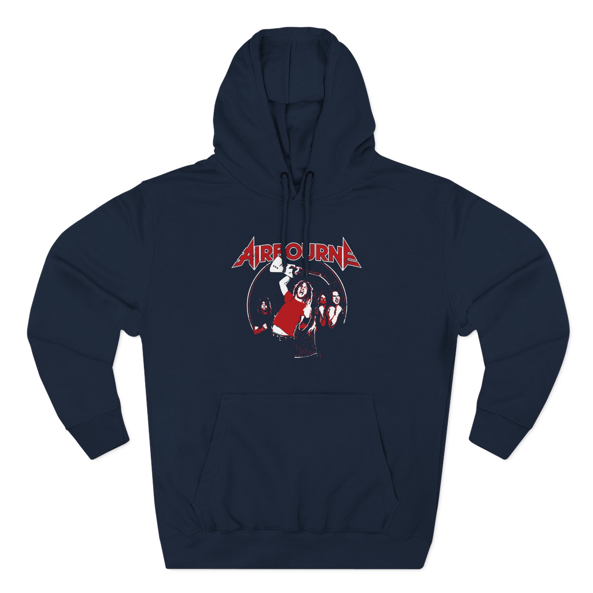 Airbourne Fist Pumping Three-Panel Fleece Hoodie