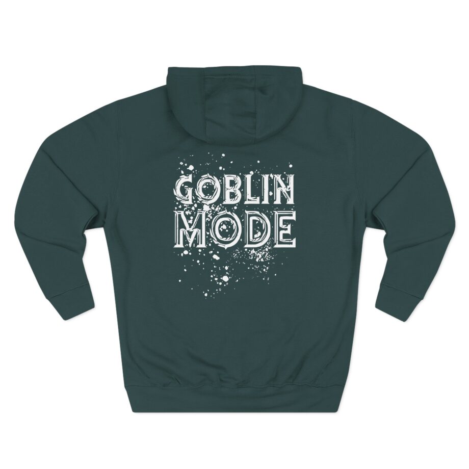 Nekrogoblikon Goblin Mode Raglan Three-Panel Fleece Hoodie