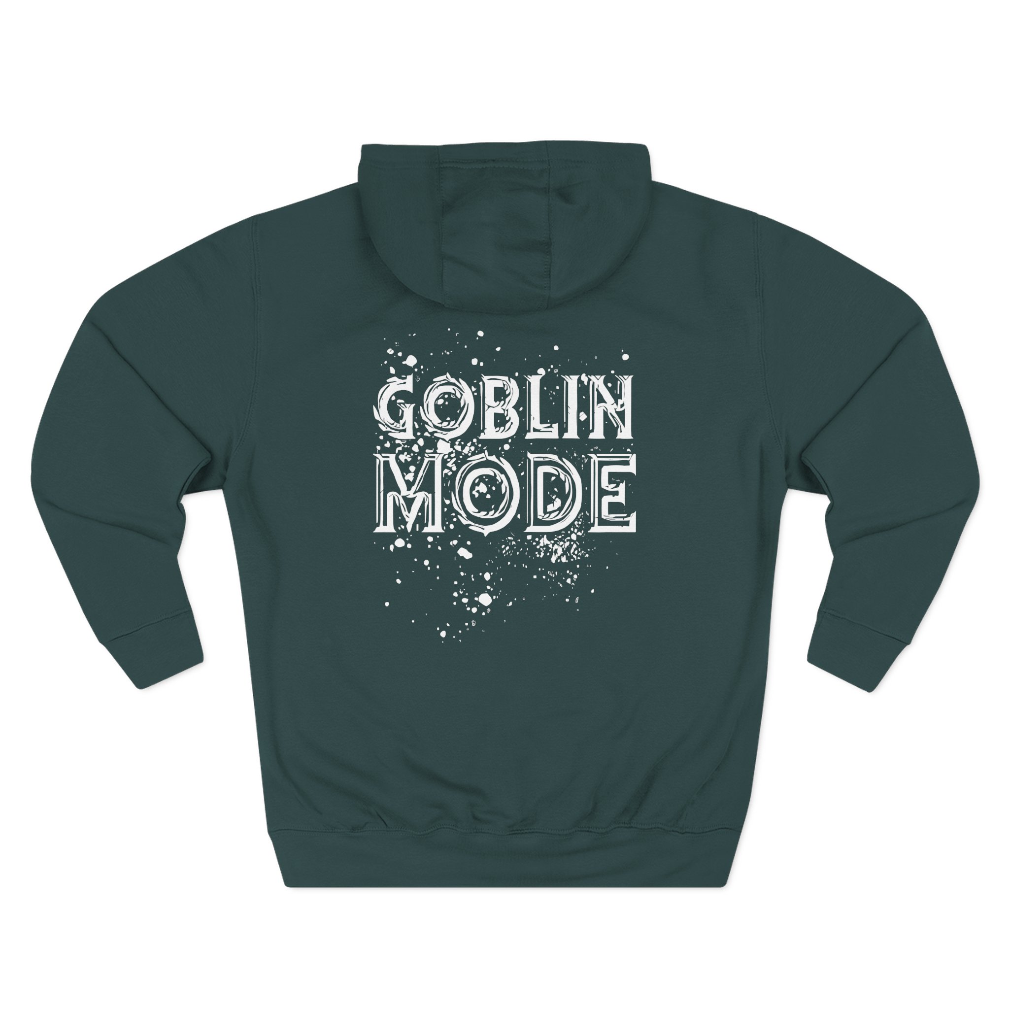 Nekrogoblikon Goblin Mode Raglan Three-Panel Fleece Hoodie