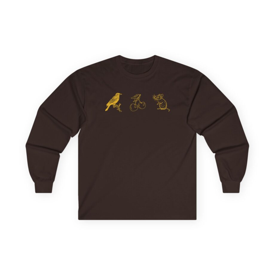 Armchair Expert Crow Cherry Mouse Unisex Ultra Cotton Long Sleeve Tee
