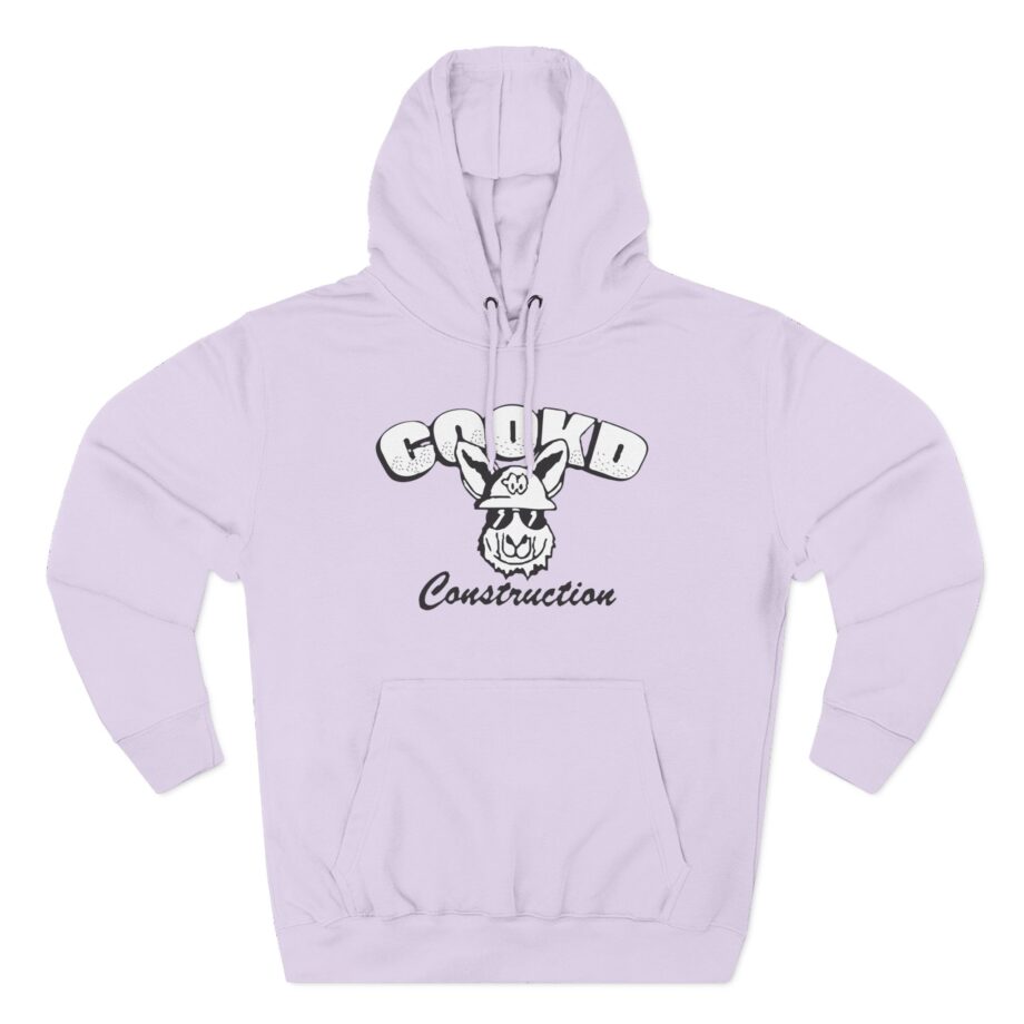 Lazarbeam Cookd Construction Three-Panel Fleece Hoodie
