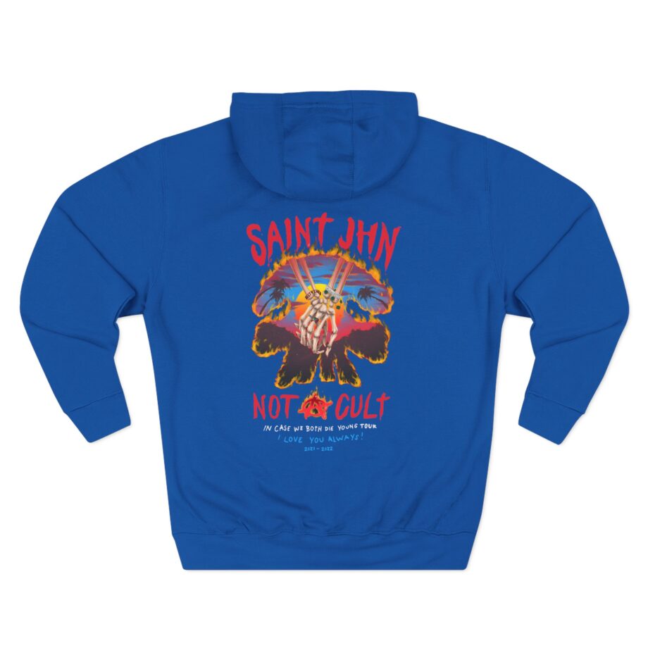 Saint Jhn Horse Stampede Three-Panel Fleece Hoodie