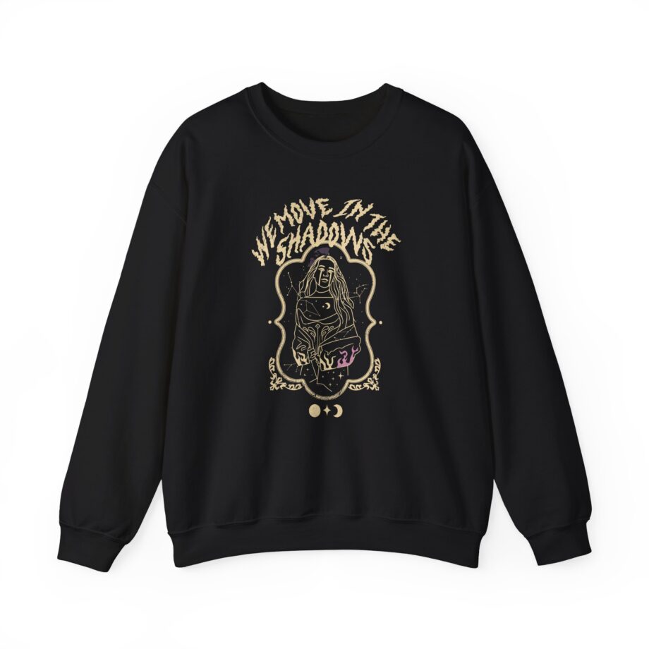 Charlotte Dobre We Move in the Shadows Unisex Heavy Blend™ Crewneck Sweatshirt